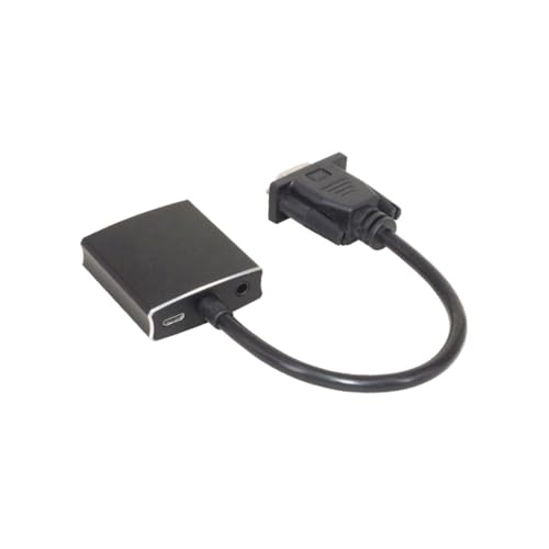 STOBOK 25M Vga zu Kabel Vga zu Adapter mit Audio Videoausgang Einfach zu Installieren für PC Laptop Monitor Fernseher Schwarz STOBOK 25M Vga zu Kabel Vga zu Adapter mit Audio Videoausgang Einfach zu Installieren für PC Laptop Monitor Fernseher Schwarz von STOBOK