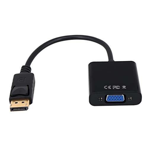 STOBOK 2Stücke Dp Zu Vga Adapterkabel Für Tv Schwarz Kompatibel Für LED Anzeige Projektoren STOBOK 2Stücke Dp Zu Vga Adapterkabel Für Tv Schwarz Kompatibel Für LED Anzeige Projektoren von STOBOK