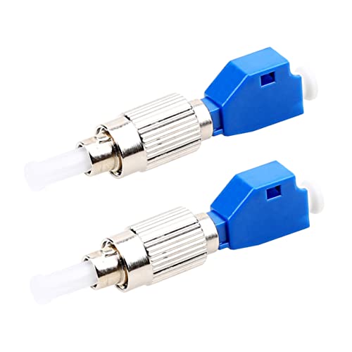 STOBOK 2Stücke Glasfaseradapter Fc Zu Lc Buchse Hybrid Hochpräzise Langlebige Adapter Für Faseroptik Für Netzwerkanwendungen Glasfaserverbindungen von STOBOK