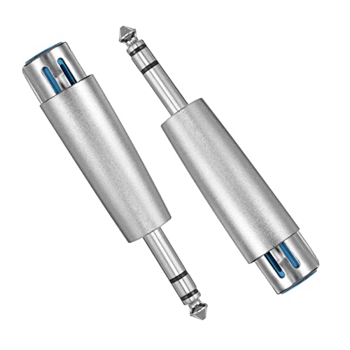 STOBOK 2Stücke Xlr Adapter Für Mikrofonstecker Bis Pin Xlr Audiokoppler Vernickeltes Einfach Zu Verwenden Musikübertragung Audioanwendungen STOBOK 2Stücke Xlr Adapter Für Mikrofonstecker Bis Pin Xlr Audiokoppler Vernickeltes Einfach Zu Verwenden Musikübertragung Audioanwendungen von STOBOK
