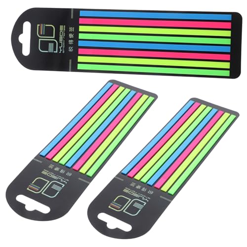 STOBOK 3 Boxen Notizen Langer Haftindex Highlight Aufkleber Für Caravan Flair Textmarker Pop Marker Stift Für Highlight Notizblöcke Haushalts Satzmarker Deckel Bunt Das Haustier von STOBOK