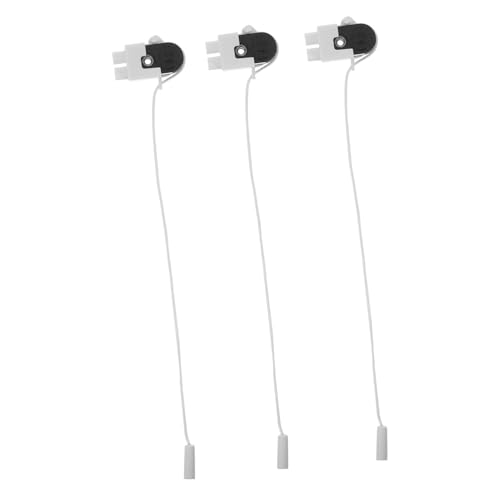 STOBOK 3 Stück Schalter ziehen Kabel zieht Wandlampen Kontrolle Weiß wandleuchte elektrische Ziehgriffe Lichtzug im Badezimmer Zugkettenschalter für Leuchte Badezimmer-Zugschnurgriff Stk STOBOK 3 Stück Schalter ziehen Kabel zieht Wandlampen Kontrolle Weiß wandleuchte elektrische Ziehgriffe Lichtzug im Badezimmer Zugkettenschalter für Leuchte Badezimmer-Zugschnurgriff Stk von STOBOK
