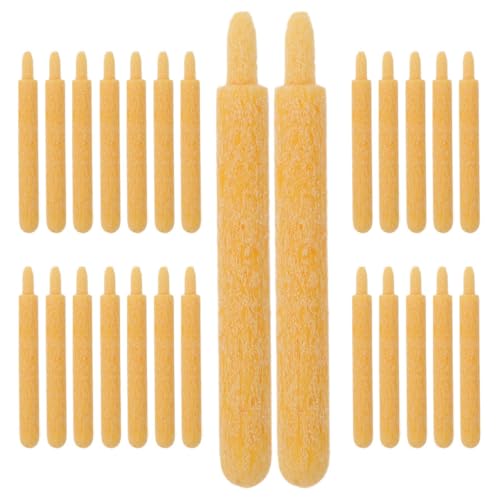 STOBOK 30 Stück Ersatzspitze für Markierstifte Marker -Stift -Ersatznibs Markierungsspitzen Marker-Stift-Punkte Nachfüllspitzen für Markierstifte Farbmarker, Stiftköpfe Polyester Yellow STOBOK 30 Stück Ersatzspitze für Markierstifte Marker -Stift -Ersatznibs Markierungsspitzen Marker-Stift-Punkte Nachfüllspitzen für Markierstifte Farbmarker, Stiftköpfe Polyester Yellow von STOBOK