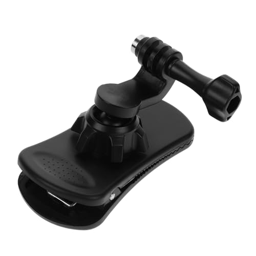 STOBOK 360Grad Rucksackclip mit Drehfunktion Robuster Halterung für Actionkameras für Outdoor Aktivitäten Wie Klettern Kompatibel mit Verschiedenen Rucksäcken von STOBOK
