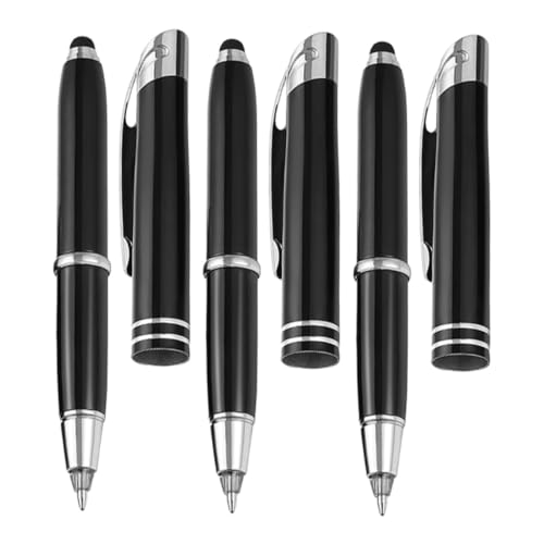 STOBOK 3St Kugelschreiber schreibutensilien büroartikel ballpoint pen Stifte mit beleuchteter Spitze Touchscreen-Stifte Eingabestift Metall LED Lichtstift Zubehör Student Schreibstift von STOBOK