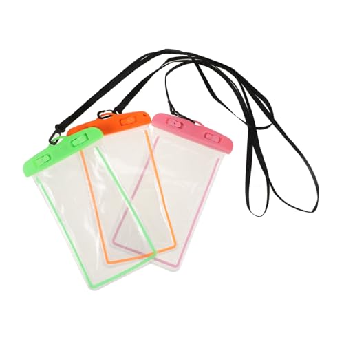 STOBOK 3Stücke Unterwasser Handyhülle wasserdichte Telefontaschen Für Schwimmen Outdoor Für Mobiltelefone Einsetzbar STOBOK 3Stücke Unterwasser Handyhülle wasserdichte Telefontaschen Für Schwimmen Outdoor Für Mobiltelefone Einsetzbar von STOBOK