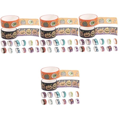 STOBOK 4 Sätze Dekoratives Klebeband Dekoration Halloween-band Halloween- Verpackung Party Für Festival-washi-tape Festliches Klebeband Flüsterpapier 14 Rollen * 4 STOBOK 4 Sätze Dekoratives Klebeband Dekoration Halloween-band Halloween- Verpackung Party Für Festival-washi-tape Festliches Klebeband Flüsterpapier 14 Rollen * 4 von STOBOK