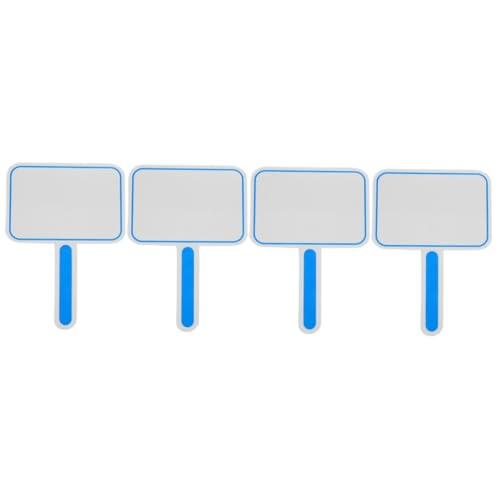 STOBOK 4 Stück Anzeigetafel notenständern write board dry erase board tabble Wertungstafel tisc Antworttafel trocken abwischbar Weiß für DIY leere schreibtafel signiertes Bild Schaum Blue von STOBOK