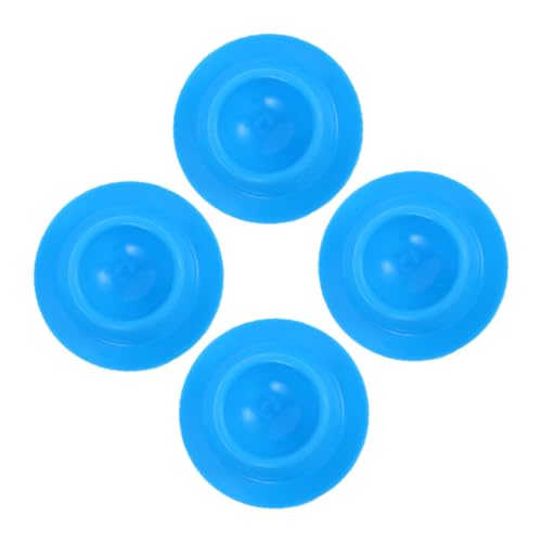 STOBOK 4 Stück Eierablage Eier Eierbecher Eierhalter Arbeitsplatte Halter Für Gekochte Eier Eierschalenöffner Eierhalter Für Kühlschrank Eiersammler Himmelblaues Kieselgel von STOBOK