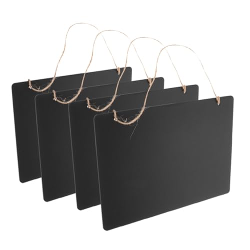 STOBOK 4 Stück Holztafelschilder: Hängende Doppelseitige, Löschbare Nachrichtentafeln – Für Partys, Hochzeiten, Büros, Wanddekoration, Langlebig Und Leicht Zu Reinigen STOBOK 4 Stück Holztafelschilder: Hängende Doppelseitige, Löschbare Nachrichtentafeln – Für Partys, Hochzeiten, Büros, Wanddekoration, Langlebig Und Leicht Zu Reinigen von STOBOK
