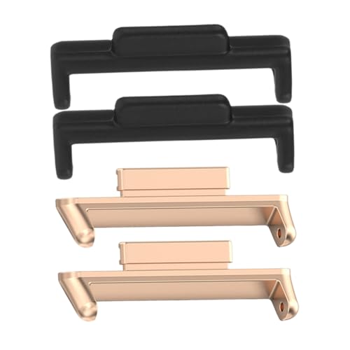STOBOK 4 Stück Uhrenarmband Verlängerungen Armbandanschlussadapter Uhrenteil Uhrenarmband Anschlussadapter Uhrenarmbandadapter Uhrenzubehör Für Uhrenarmbänder Aus Metall von STOBOK