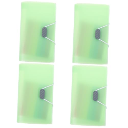 STOBOK 4 Stück coupon gutscheinheft geldschein Erweiterbarer Datei-Organizer organizing stationärer Organizer Tasche Büro Ordner-Organizer Halter für Dokumentenordner pp Light Green von STOBOK