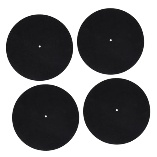 STOBOK 4Stücke Schutzmatte Für Schallplatten Antistatische Vinyl Plattenmatte Aus Hochwertigem Filzmaterial Langlebig Für Ihre Schallplatten STOBOK 4Stücke Schutzmatte Für Schallplatten Antistatische Vinyl Plattenmatte Aus Hochwertigem Filzmaterial Langlebig Für Ihre Schallplatten von STOBOK