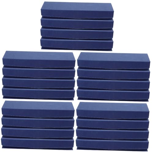STOBOK 5 Sätze Etui Aufbewahrungsbox Für Stifte Stiftebox Kugelschreiberbox Pin-box Stifthalter Stiftverpackung Federmäppchen Für Erwachsene Leerer Stift-organizer Stoff Blue 4 Stücke * 5 von STOBOK