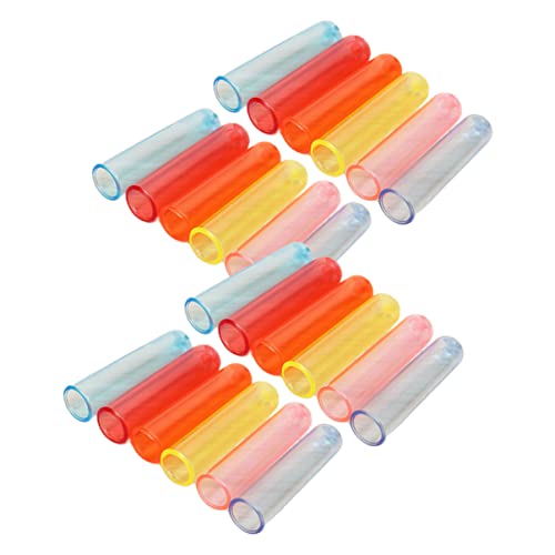 STOBOK 50 Stück Bleistift Kappe Bleistift Schutz Bleistift Verlängerung Kappe Bleistiftspitzenabdeckung Radiergummi-topper Bleistiftschild Bleistifterweiterung Ersetzen Zubehör Büro von STOBOK