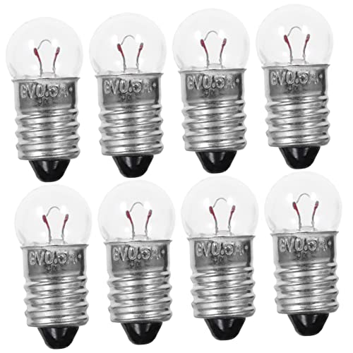 STOBOK 50Stücke Glühbirnen Kleine Indikatorlichter für Experimente Energieeffizient und Langlebig für Physikalische und Elektrische Projekte Leicht und Tragbar von STOBOK