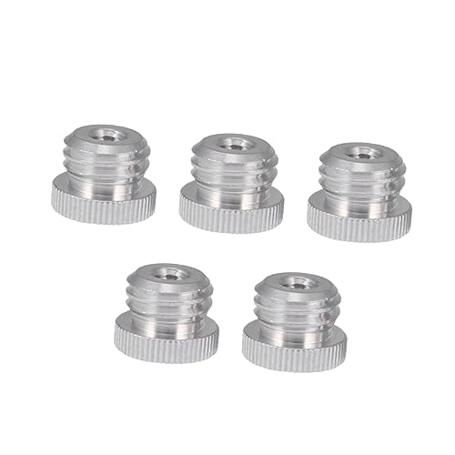 STOBOK 5Stücke Mikrofonständer Adapter Aluminiumlegierung Stativschraube Kompatibel Mit Kameras Mikrofonen Für Studioproduktionen Live Events von STOBOK