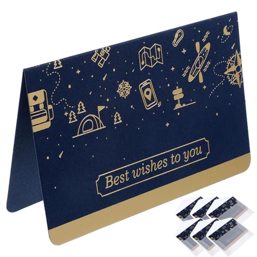 STOBOK 6 Sätze Grußkarten-set Segenskarten Festivalkarten Für Party Festivalkarten-masse Feiertagsgrußkarten Urlaubskarten Masse Urlaubskartenmasse Festival-segenskarte Papier Blau STOBOK 6 Sätze Grußkarten-set Segenskarten Festivalkarten Für Party Festivalkarten-masse Feiertagsgrußkarten Urlaubskarten Masse Urlaubskartenmasse Festival-segenskarte Papier Blau von STOBOK