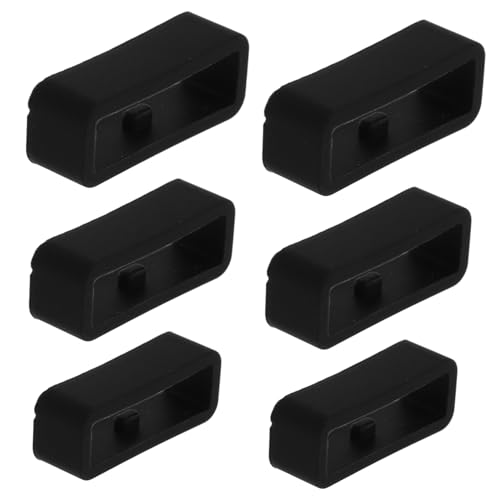 STOBOK 6 Stück Ersatz Armbandring Uhrenarmband Armbandschlaufe Silikon Uhrenarmbandhalter Schlaufe Uhrenarmband Armbandersatz Silikon Uhrenarmbandschlaufe Ersatz Uhrenarmbänder von STOBOK
