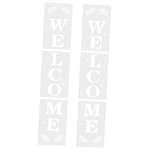 STOBOK 6 Stück Vorlage für Buchstaben schablonen schreib schreib schreib die bescherung house decoration Haustürdekoration Veranda Vinyl Hohlschablone Halloween-Malform das Haustier Weiß STOBOK 6 Stück Vorlage für Buchstaben schablonen schreib schreib schreib die bescherung house decoration Haustürdekoration Veranda Vinyl Hohlschablone Halloween-Malform das Haustier Weiß von STOBOK