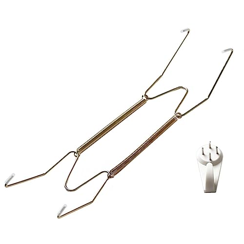 STOBOK 60 Stück 10 Satz Wand Kleiderständer Gericht Anzeige Kleiderständer Aus Metall Geschirrständer Plattenaufhänger Hängende Platten An Der Wand Wandhaken Palette Unsichtbar von STOBOK