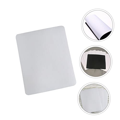 STOBOK 8 Stück Mauspad Gaming - -Pad Gaming Mouse pad mouspadsgaming White Mousepad Gaming mouspad Gaming Mousepad computermaus pad White Mouse pad Vlies Weiß von STOBOK