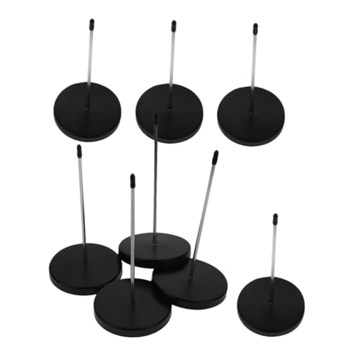 STOBOK 8 Stück Menüeinnahmen Quittungshalter Für Den Schreibtisch Fahrkartengabel Memohalter Für Den Schreibtisch Ticketstecher Ticketspitze Quittungsspitze Rostfreier Stahl Black von STOBOK