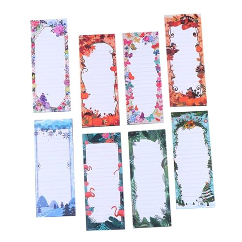 STOBOK 8St Magnetische Haftnotizen Einkaufslisten-Notizblock Listen mit magnetischen Notizblöcken Write Board kühlschrankmagnete Whiteboard-Grundlage Schüttgut Hinweis Papier Tafel Büro STOBOK 8St Magnetische Haftnotizen Einkaufslisten-Notizblock Listen mit magnetischen Notizblöcken Write Board kühlschrankmagnete Whiteboard-Grundlage Schüttgut Hinweis Papier Tafel Büro von STOBOK