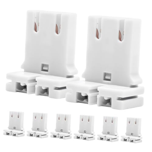 STOBOK 8Stücke LED Lampenfassung Halter Leuchtstoffröhren Halterung Für Einfache Installation Und Hohe Stabilität Für Beleuchtungsprojekte Und DIY Anwendungen von STOBOK