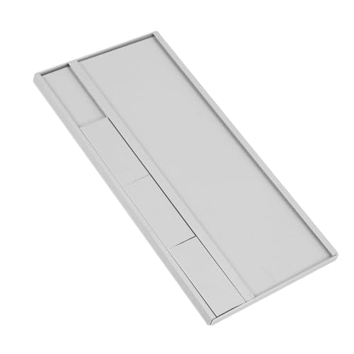 STOBOK Arbeitsplatzschild Namensschilder Für Die Wand Wiederverwendbare Tischdekoration Tischzeltkarten Namensschildhalter Für Den Schreibtisch Sitzplatzschilder Silver Aluminiumlegierung von STOBOK