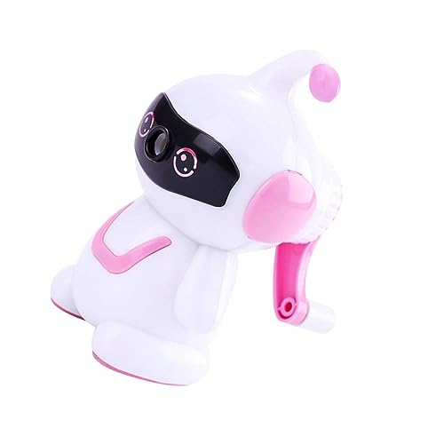 STOBOK Bleistiftspitzer preise preiwuß rollschärfer Make-up-Eyeliner Lippenstift Roboter büro schule versorgung Schulversorgung elektrisch Werkzeug Schulmaterial Kind Kunststoff Rosa von STOBOK