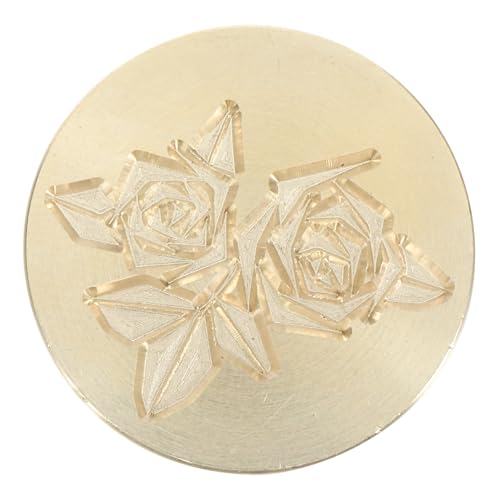 STOBOK Blumenwachs-Stempelkopf für Und personalisiertes siegelstempel Blumenstempel Umschlagdekoration DIY Siegelstempel briefumschläge kreatives Mustersiegel Dichtungszubehör Kupfer STOBOK Blumenwachs-Stempelkopf für Und personalisiertes siegelstempel Blumenstempel Umschlagdekoration DIY Siegelstempel briefumschläge kreatives Mustersiegel Dichtungszubehör Kupfer von STOBOK