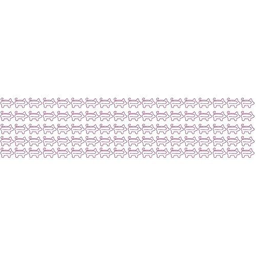 STOBOK Bürobedarf 150 Stück Farbige Büroklammern Rosa Lesezeichenzubehör Büroklammern Mittelgroß Mehrfarbig Aktenklammern Modellierung Geburtstagstasche Memorandum Elektrischer Draht von STOBOK