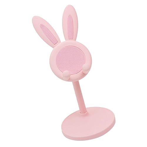 STOBOK Bunny Telefonständer Höhenverstellbarer Tischtelefonständer Für Smartphones Tablets Praktische Desktop Unterstützung Für Erwachsene von STOBOK