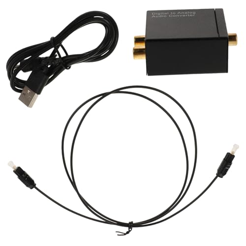 STOBOK Digital Analog Audio mit Klinkenanschluss Vielseitiger Adapter für Fernseher Audio Wohnmobile Langlebig für Verschiedene von STOBOK