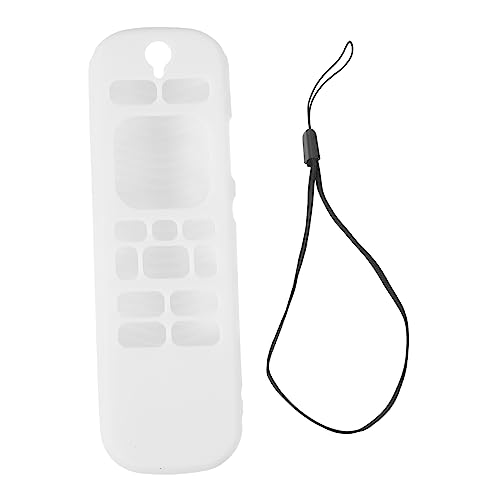 STOBOK Fernbedienung gehäuse Universal- Fall Hülle für TV-Fernbedienung Fernbedienungshülle Remote-Shell Fernbedienung Silikonhülle Fernschutz Kieselgel Weiß von STOBOK