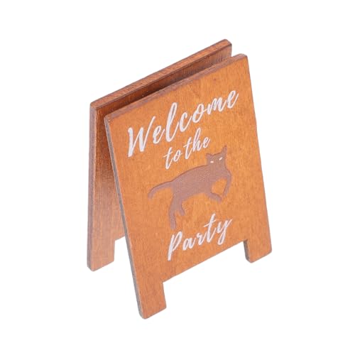 STOBOK Hölzern Place Kartenhalter Süßer Vintage Memo Clip Für Tischnummer Display -fotohalter Ständer Memo -kartenhalter Ideal Für Shop Café Urlaub Und Veranstaltungsdekorationen von STOBOK