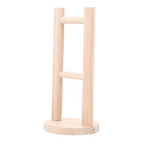 STOBOK Holz Kopfhörer Stand für Gaming Headsets Stabiler Display Halter mit Rundem Sockel für Schreibtisch Arbeitsplatz Langlebig Funktional für PC Gaming Zubehör von STOBOK