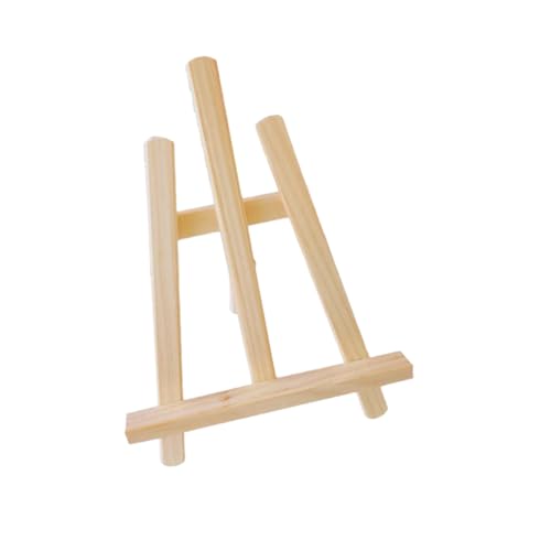 STOBOK Holz Telefonständer Mini Staffelei Verstellbarer Handyhalter für Smartphone Tablet Stabiler Tischständer mit Elegantem Design für Zuhause Büro Videos von STOBOK