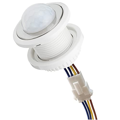STOBOK Infrarot Bewegungssensor Schalter Für LED Lampen Und Lichtleisten Intelligente Steuerung Für LED Deckenleuchten Mit Einstellbarem Zeitverzögerung Energieeffizienter Lichtsensor von STOBOK