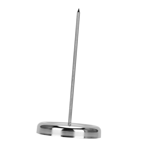 STOBOK Inserter rechnungswesen buchhalterung notizzettelhalter Stabiler Beleghalter Empfangsspindel Fahrkartenschiene Slot Quittungsinhaber Halterspitze überprüfen Rostfreier Stahl Silver von STOBOK