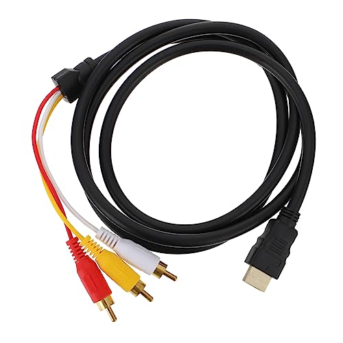 STOBOK Kabel Hochwertiges Video Adapterkabel für Fernseher Hdtv Dvd Goldbeschichtete Anschlüsse für Stabile Signalübertragung bis Pixel von STOBOK