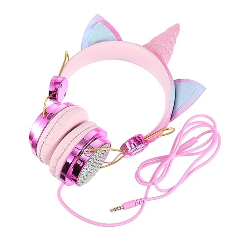 STOBOK Kabelgebundenes Gaming Headset Mit Katzenohr Design Für Computer Laptop Tablet Smartphone Komfortable Ohrpolster Für Lange Nutzung Goldene STOBOK Kabelgebundenes Gaming Headset Mit Katzenohr Design Für Computer Laptop Tablet Smartphone Komfortable Ohrpolster Für Lange Nutzung Goldene von STOBOK