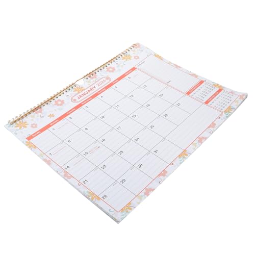 STOBOK Kalender 2024 Wandkalender Kalender für den täglichen Gebrauch im Haushalt countdown kalender countdown calender Feiertagsmonatskalender Terminkalender für den täglichen Gebrauch von STOBOK