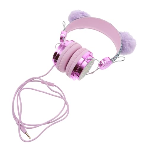 STOBOK Katzenohr Kopfhörer Kabellose Kopfhörer Für Mädchen Kopfhörer Kabelgebundene Kopfhörer Für Headset Mit Mikrofon Kopfhörer Für Mädchen Kopfhörer On Ear Headset von STOBOK