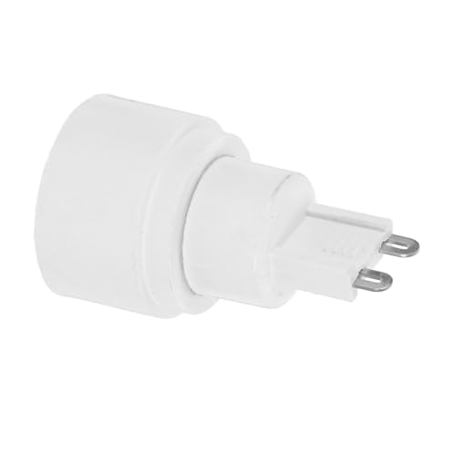 STOBOK Konvertersockel Lampenfassung Glühbirnen Konverterfassung Lampenfassung Für Laterne LED Lampe Konverter Glühbirnenfassung Steckdose Lampenfassung Adapter Weiß Vernickeltes Kupfer von STOBOK