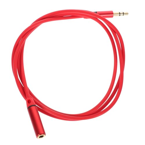 STOBOK Kopfhörer Verlängerungskabel Audio Kabel mit Vergoldeten Steckern für Smartphones Tablets Player für Flexible Audioverbindungen Rot STOBOK Kopfhörer Verlängerungskabel Audio Kabel mit Vergoldeten Steckern für Smartphones Tablets Player für Flexible Audioverbindungen Rot von STOBOK