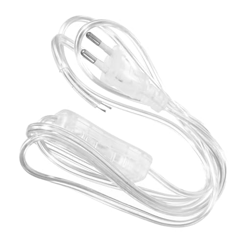 STOBOK Lampenkabel mit Schalter Verlängerungskabel für Pendelleuchten Europäischer Stecker Schlankes Design für Wandlampen und Nachtlampen Einfach zu Bedienen STOBOK Lampenkabel mit Schalter Verlängerungskabel für Pendelleuchten Europäischer Stecker Schlankes Design für Wandlampen und Nachtlampen Einfach zu Bedienen von STOBOK