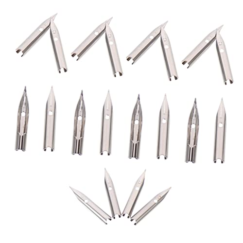 STOBOK Lieferungen 20-teiliges Set Ersatzfeder Für Füllfederhalter Nib- Füller Jinhao X450 Kalligraphie-spitzen Zeichen Füllfederhalter Extra Fein Metall Schreibwaren Student Stahl von STOBOK