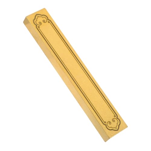 STOBOK Messing Herrscher Briefbeschwerer Aus Messing Chinesischer Kalligrafie-briefbeschwerer Schwere Briefbeschwerer Lineal Aus Metall Dekorative Briefbeschwerer Papiergewicht Kupfer von STOBOK